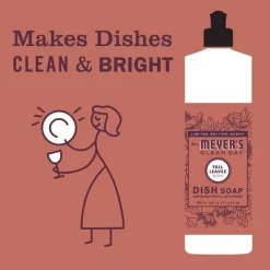 Mrs. Meyer's Clean Day Dish Soap - Fall Leaves - 16 Fl Oz -Cleaning Supply Store GUEST 6d290824 c9af 421a 897d cc9c2cc86e52