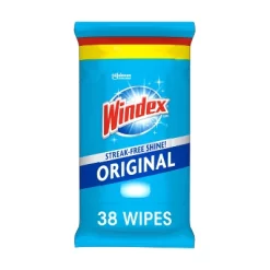 Windex Original Glass And Surface Pre-Moistened Wipes Window Cleaner - 38ct -Cleaning Supply Store GUEST 6f001132 78a9 4f87 a3e8 f2e688eeef86