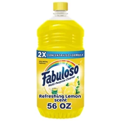 Fabuloso Lemon Scent Multi-Purpose Cleaner - 2X Concentrated Formula Floor Cleaner - 56 Fl Oz -Cleaning Supply Store GUEST 703e9070 5619 44d1 bb45 952435220497