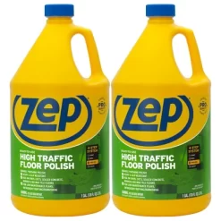 Zep High Traffic Floor Polish – Scuff Resistant Floor Shine – 1 Gallon