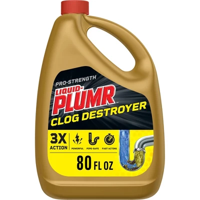 Liquid-Plumr Pro-Strength Full Clog Destroyer Plus PipeGuard - 80 Fl Oz 18 Liquid-Plumr Pro-Strength Full Clog Destroyer Plus PipeGuard - 80 Fl Oz - Image 17
