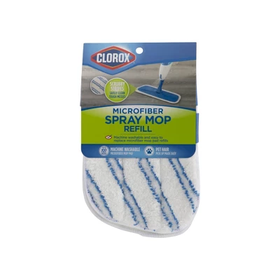 Clorox Microfiber Spray Mop Refill - Unscented 3 Clorox Microfiber Spray Mop Refill - Unscented