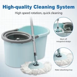 Mop And Bucket With Wringer Set For Home, 50" Extended Handle -Cleaning Supply Store GUEST 76a3c8f7 c0ad 4fde aa25 04ee17943775