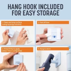 Casabella Click Clean And Organize 2-in-1 Flat Mop Head With 3 Cloths And Hook -Cleaning Supply Store GUEST 794e2d5f 15d6 455d b4a0 bb72ad4b230e