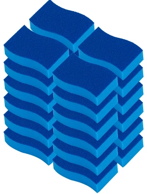 ELITRA HOME Heavy Duty Scrubber Sponge, With Smell Resistant Hydrophilic Foam Technology, Odorless - Blue 9 ELITRA HOME Heavy Duty Scrubber Sponge, With Smell Resistant Hydrophilic Foam Technology, Odorless - Blue - Image 7