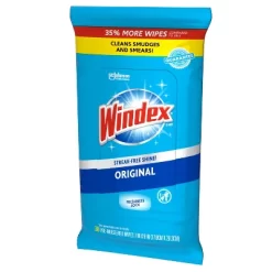 Windex Original Glass And Surface Pre-Moistened Wipes Window Cleaner - 38ct -Cleaning Supply Store GUEST 7daa6e01 8b61 450a 9015 f41d19ad98ba