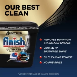 Finish Fresh Ultimate Dishwasher Detergent Tablets - 52ct