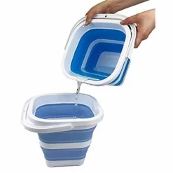 SAMMART 5L (1.3 Gallon) Collapsible Rectangular Handy Basket/Bucket -Cleaning Supply Store GUEST 8116fb0b 81dc 4cb7 8054 6438533016ff