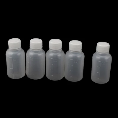 Unique Bargains Travel Alcohol Liquor Mini Plastic Empty Bottle 20ML White 5 Pcs 4 Unique Bargains Travel Alcohol Liquor Mini Plastic Empty Bottle 20ML White 5 Pcs - Image 2