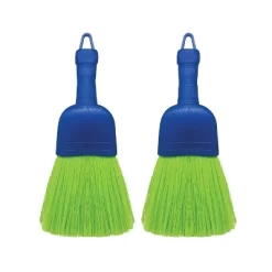 Lola Products Whisk Broom, Hand Brush, Durable Bristles, Whisks Away Dirt & Debris, Compact, Hang Hole For Easy Storage, Indoor/Outdoor, 2 Pack -Cleaning Supply Store GUEST 83cdd728 f321 4673 8e25 265f34f18e16