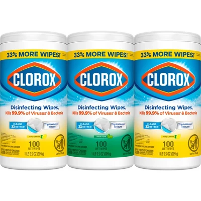 Clorox Lemon Disinfecting Wipes - 100ct/3pk 15 Clorox Lemon Disinfecting Wipes - 100ct/3pk - Image 13