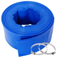 NAYSAYE Cleaning Tool Pool Backwash Hose 3 Inch 50FT Reinforced PVC Discharge Hose For Filter Pump, Blue, 10.8"*11.40"*5.90" -Cleaning Supply Store GUEST 89c0a882 c4f4 4b1a 8a87 6594101bce6d