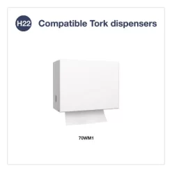 Tork Dairy Towel, 1-Ply, 9.12 X 10.25, Natural, 250 Sheets/Pack, 16 Packs/Carton