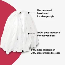 Bison Life 6oz Non-Woven Disposable Cut End Mop Head Refills For Wet Floor Cleaning, White, 6 Pack 14 Bison Life 6oz Non-Woven Disposable Cut End Mop Head Refills For Wet Floor Cleaning, White, 6 Pack -Cleaning Supply Store GUEST 8ec29e32 6e13 435f a9dc 233a82b0640f