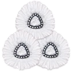 Bison Life Microfiber Spin Mop Head Replacement Refill For EasyWring 1 Tank System, 3 Pack -Cleaning Supply Store GUEST 8f4792fe 5c0b 4736 9d10 ade1f9412008