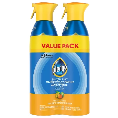 Pledge Multi-Surface Anti-Bacterial Spray - Fresh Citrus - 9.7oz 11 Pledge Multi-Surface Anti-Bacterial Spray - Fresh Citrus - 9.7oz - Image 9