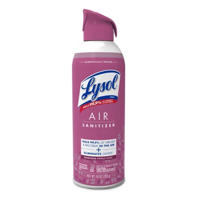 Lysol Sunkissed Petals Air Sanitizer Spray - 10oz 4 Lysol Sunkissed Petals Air Sanitizer Spray - 10oz - Image 2