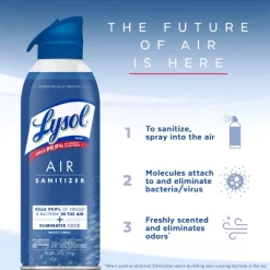 Lysol Air Sanitizing Spray - White Linen - 10oz -Cleaning Supply Store GUEST 930a584e 03cf 4ea1 aa15 b159b3997afc
