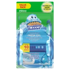 Scrubbing Bubbles Rainshower Scent Fresh Gel Toilet Cleaning Stamp -Cleaning Supply Store GUEST 934097f3 41f0 4593 9f02 f506d1fc7075