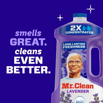 Mr. Clean Dilute Lavender Multi-Surface Cleaner - 64 Fl Oz 7 Mr. Clean Dilute Lavender Multi-Surface Cleaner - 64 Fl Oz - Image 5