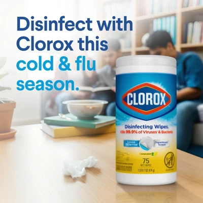 Clorox Crisp Lemon Disinfecting Wipes Bleach Free Cleaning Wipes 4 Clorox Crisp Lemon Disinfecting Wipes Bleach Free Cleaning Wipes - Image 2