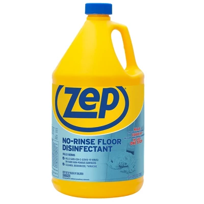 Zep No Rinse Floor Disinfectant - 1 Gallon (Case Of 4) ZUNRS128 3 Zep No Rinse Floor Disinfectant - 1 Gallon (Case Of 4) ZUNRS128