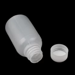 Unique Bargains Travel Alcohol Liquor Mini Plastic Empty Bottle 20ML White 5 Pcs