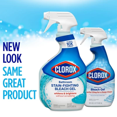 Clorox Bleach Gel Cleaner Spray - 30 Fl Oz 4 Clorox Bleach Gel Cleaner Spray - 30 Fl Oz - Image 2