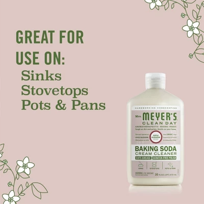 Mrs. Meyer's Clean Day Baking Soda Cream Cleaner - Apple Blossom - 16 Fl Oz 6 Mrs. Meyer's Clean Day Baking Soda Cream Cleaner - Apple Blossom - 16 Fl Oz - Image 4