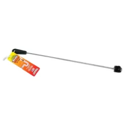 Brushtech 22" Super Flexible Drain Brush - Long Pipe Cleaning Brush For Tough Clogs, Hair, & Debris - Non-Kinking Spring For Kitchen - Made In USA