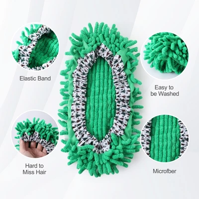 JANSNO 3-Pack Microfiber Mop Slipper For Floor Cleaning 8 JANSNO 3-Pack Microfiber Mop Slipper For Floor Cleaning - Image 6