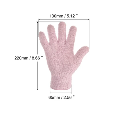 Unique Bargains Dusting Cleaning Gloves Microfiber Mittens For Plant Lamp Window 3 Unique Bargains Dusting Cleaning Gloves Microfiber Mittens For Plant Lamp Window