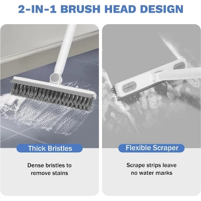 SetSail Grout Cleaner Brush With Long Handle & 3-in-1 Tile Tub Floor Scrubber 4 SetSail Grout Cleaner Brush With Long Handle & 3-in-1 Tile Tub Floor Scrubber - Image 2