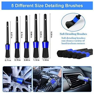 Aoibox 26Pcs Car Detailing Brush Set, Professional Car Cleaning Kit For Interior & Exterior,Includes Detailing Brushes, Wheel Brush, Tire Brush & More 6 Aoibox 26Pcs Car Detailing Brush Set, Professional Car Cleaning Kit For Interior & Exterior,Includes Detailing Brushes, Wheel Brush, Tire Brush & More - Image 4