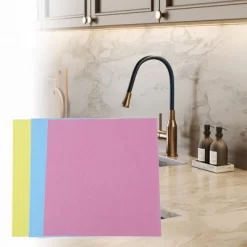 Unique Bargains Non-Scratch Dishwashing Brush Red Blue 3 Pcs -Cleaning Supply Store GUEST a0507bc5 a60d 45b0 bbb5 f8d308632afa