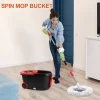 Spin Mop And Bucket With Wringer Set, 2X Round Wheels For Home Cleaning System -Cleaning Supply Store GUEST a09034ce 3fef 4fc2 a81e 2e460fa6b526