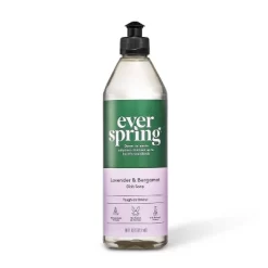 Lavender & Bergamot Liquid Dish Soap - 18 Fl Oz - Everspring™ -Cleaning Supply Store GUEST a0bf1635 83ae 415f b85b c29163b2547b