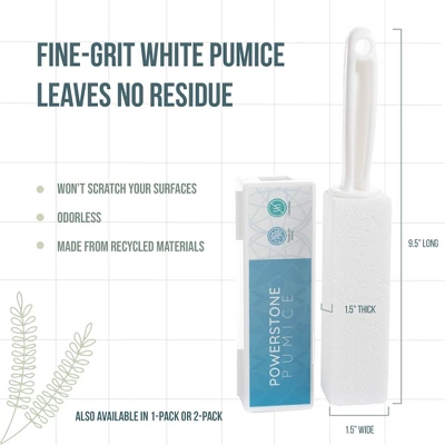 Powerstone Pumice Toilet Bowl Cleaner With Handle (4-pack) - A Solution For Hard Water Stains On Toilets, Grills, Tiles, Grout & Pools 6 Powerstone Pumice Toilet Bowl Cleaner With Handle (4-pack) - A Solution For Hard Water Stains On Toilets, Grills, Tiles, Grout & Pools - Image 4