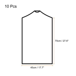 Unique Bargains Lightweight PP Plastic Closet Storage Dustproof Garment Covers