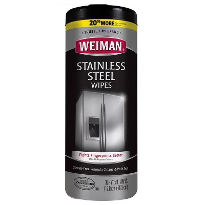 Weiman Stainless Steel Wipes - 30ct 10 Weiman Stainless Steel Wipes - 30ct - Image 8