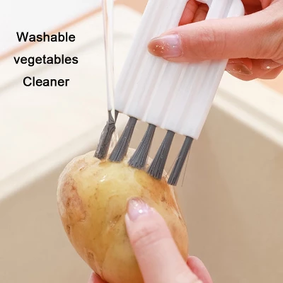 Household Multifunctional Bendable Groove Crevice Cleaning Brush – Flexible Grey Cleaning Tool For Hard-to-Reach Spaces, Kitchen, Bathroom, And Car 6 Household Multifunctional Bendable Groove Crevice Cleaning Brush – Flexible Grey Cleaning Tool For Hard-to-Reach Spaces, Kitchen, Bathroom, And Car - Image 4