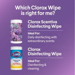 Clorox Scentiva Disinfecting Wipes - Lavender - 75ct 25 Clorox Scentiva Disinfecting Wipes - Lavender - 75ct -Cleaning Supply Store GUEST ab5c534e 236d 42d7 a1a6 47b3734d1898
