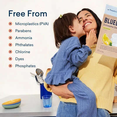 Blueland Lemon Zest Dishwasher Detergent Tablets - 40ct 9 Blueland Lemon Zest Dishwasher Detergent Tablets - 40ct - Image 7