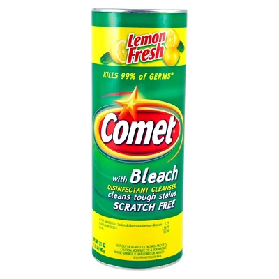 Comet Lemon Fresh Disinfectant Cleanser With Bleach - 21oz 4 Comet Lemon Fresh Disinfectant Cleanser With Bleach - 21oz - Image 2