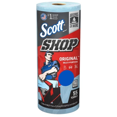 Scott Shop Original Blue Towels, Cloth-like Paper Towel (9.4"x11") 8 Scott Shop Original Blue Towels, Cloth-like Paper Towel (9.4"x11") - Image 6