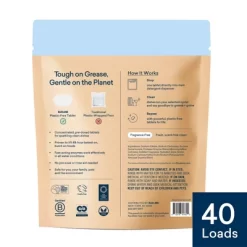 Blueland Fragrance Free Dishwasher Detergent Tablets - 40ct