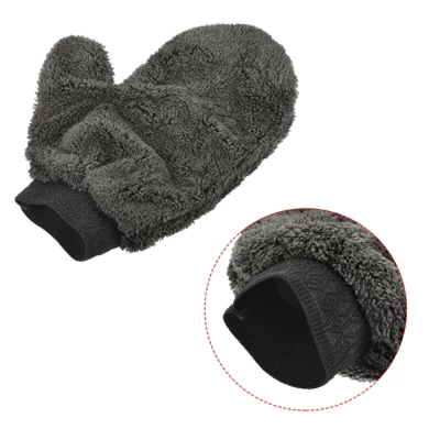 Unique Bargains Kitchen Microfiber Double Sided Deep Cleaning Glove 9.8" X 7.5" 5 Unique Bargains Kitchen Microfiber Double Sided Deep Cleaning Glove 9.8" X 7.5" - Image 3