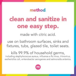 Method Spearmint Antibacterial Bathroom Cleaner Spray Bottle - 28 Fl Oz -Cleaning Supply Store GUEST b32ab18a 1dd2 4ba9 bf3b de645e3da761