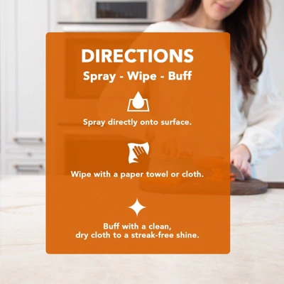 Weiman Granite & Stone 3-in-1 Cleaners - 24oz 10 Weiman Granite & Stone 3-in-1 Cleaners - 24oz - Image 8