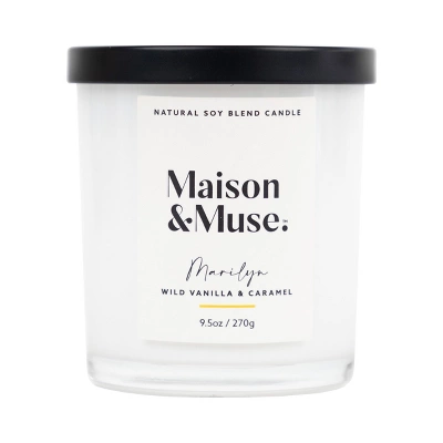 Maison&Muse Scented Candle - Wild Vanilla & Caramel (Marilyn) - 9.5oz 7 Maison&Muse Scented Candle - Wild Vanilla & Caramel (Marilyn) - 9.5oz - Image 5